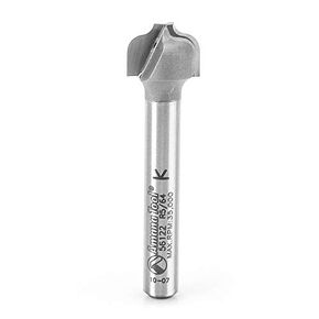Amana Tool - 56122 Carbide Tipped Plunging Ogee Style A 5/64 Radius x 1/2 Dia x 3/8 x 1/4