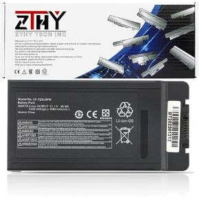 ZTHY 46Wh CF-VZSU0PW Laptop Battery Replacement for PANASONIC TOUGHBOOK CF54 CF-54 Mk1 Series CF-VZSU0PR CF-VZSU0LW CF-VZSU0GW CF-VZSU0GJS CF-VZSU0GW CF-VZSUOPW CF-VZSU0KR CF-VZSU0KJS CF-VZSU0LW