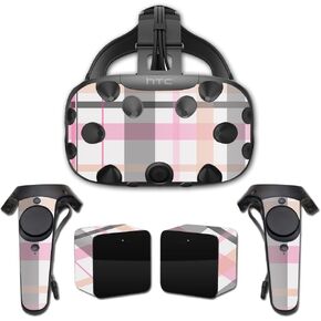 MightySkins Skin Compatible with HTC Vive Full Coverage - Plaid | Protective, Durable, and Unique Vinyl Decal wrap Cover | Easy to Apply, Remove, and Change Styles | Made in The USA