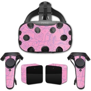 MightySkins Skin Compatible with HTC Vive wrap Cover Sticker Skins Abstract Garden