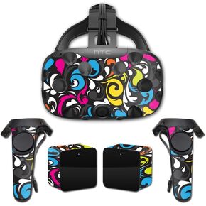 MightySkins Skin Compatible with HTC Vive Full Coverage - Swirly | Protective, Durable, and Unique Vinyl Decal wrap Cover | Easy to Apply, Remove, and Change Styles | Made in The USA