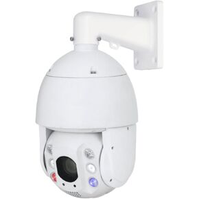 esecure OEM 4MP 25x Starlight TiOC AI Network PTZ Camera for Dahua SD6C3425GB-HNR-A-PV1, Siren & Active Deterrence Auto Tracking, Quick Pick, Full Color, Night Vision 490FT, 6"" Housing, PoE/12VDC