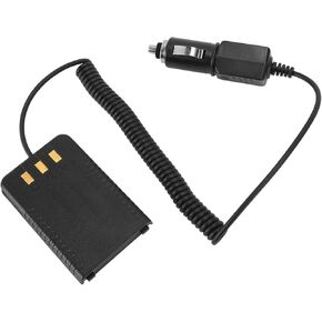 Car Mobile Battery Eliminator Portable Mini Car Charger Battery Eliminator Adapter for YAESU Ft4X Ft4Xr FT 4X FT 4XR 2 Way Radio Walkie Talkie