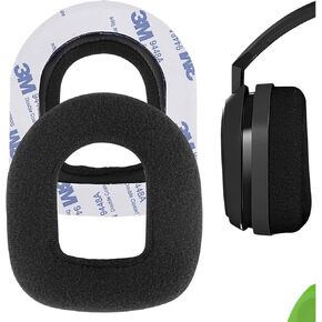 Geekria Comfort Velour Replacement Ear Pads for Astro A10 Gaming Headset Headphones Ear Cushions, Headset Earpads, Ear Cups Cover Repair Parts (Black)
