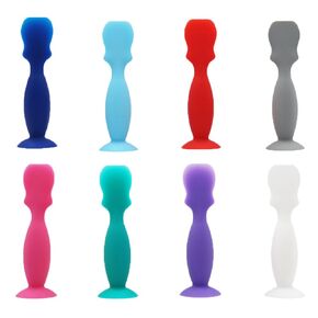 8 pcs Diaper Cream Spatulas, BOSOIRSOU Mini Size Diaper Cream Applicators Butt Paste Spatulas Diaper Cream Brush with Suction Base