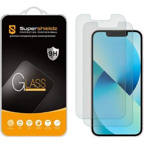 Supershieldz (2 Pack) Anti-Glare (Matte) Screen Protector Designed for iPhone 13 Mini (5.4 inch) [Tempered Glass] 0.33mm, Anti Fingerprint, Anti Scratch, Bubble Free