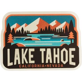 Lake Tahoe Weatherproof Vinyl Sticker - Lake Tahoe Souvenir Decal - Lake Tahoe Sticker
