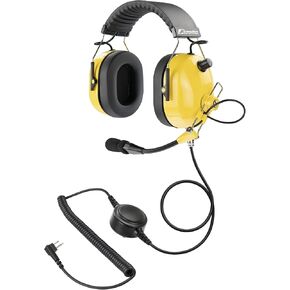 Arrowmax AHDH0042-BK-M1 Over The Head Noise Cancelling Headphone Compatible with Motorola CP200D CP100D R2 DEP450 BPR40D CP200 CP185 BPR40 Yaesu FT-65 FT-25 FT-4X/V