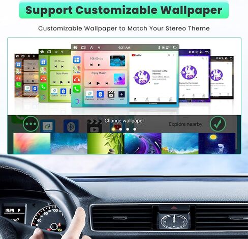 8 Core 6G RAM + 128G ROM Android 13 ستيريو سيارة لـ 2001-2005 Honda Civic راديو السيارة مع 9 بوصة 1280 * 720 دقة Carplay Android Auto 32EQ DSP كاميرا احتياطية SWC in Saudi Arabia