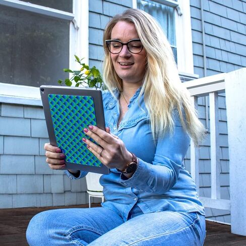 Phat Cat Tablet Grips by CatTongue Grips– Non-Abrasive Grip Tape Backing for Tablets & Laptops, Universal Non-Slip Grip with No Added Bulk (America The Beautiful) in Saudi Arabia