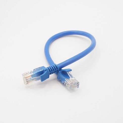 Cat6 Ethernet Patch Cable 1 Ft 10Gbps Network Internet LAN Patch Cord, Snagless RJ45 Cat 6 Patch Cable for Router, Modem, Xbox, PS4, Switch, Blue and Gray (4Pack) in Saudi Arabia