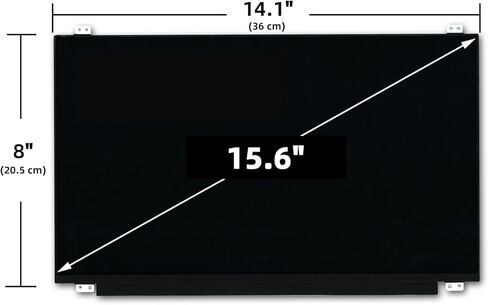 شاشة بديلة متوافقة مع Dell Inspiron 3000 15 FHD 1920x1080، IPS 30Pin، مع دعامة، لوحة عرض LCD LED غير تعمل باللمس مقاس 15.6 بوصة لـ 3558 3567 3576 3580 3593 in Kuwait