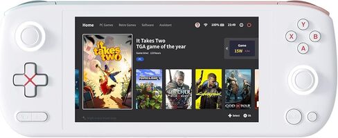 AYANEO Air PRO (AMD R5-5560U) - وحدة تحكم ألعاب كمبيوتر محمولة باليد 5.5 بوصة OLED Win 11 كمبيوتر محمول بشاشة تعمل باللمس وحدة تحكم ألعاب فيديو، وحدة معالجة مركزية AMD Ryzen 5 5560U كمبيوتر لوحي، ذاكرة وصول عشوائي 16 جيجابايت، تخزين 512 جيجابايت (أسود قطب in Kuwait