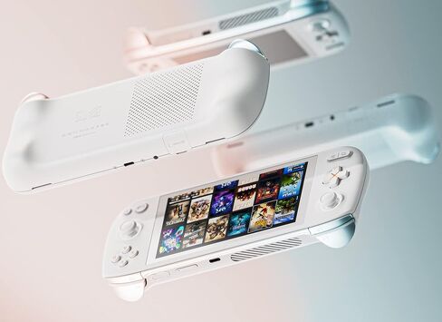 AYANEO Air PRO (AMD R5-5560U) - وحدة تحكم ألعاب كمبيوتر محمولة باليد 5.5 بوصة OLED Win 11 كمبيوتر محمول بشاشة تعمل باللمس وحدة تحكم ألعاب فيديو، وحدة معالجة مركزية AMD Ryzen 5 5560U كمبيوتر لوحي، ذاكرة وصول عشوائي 16 جيجابايت، تخزين 512 جيجابايت (أسود قطب in Kuwait