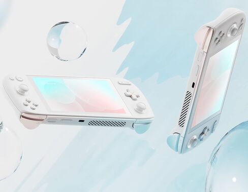 AYANEO Air PRO (AMD R5-5560U) - وحدة تحكم ألعاب كمبيوتر محمولة باليد 5.5 بوصة OLED Win 11 كمبيوتر محمول بشاشة تعمل باللمس وحدة تحكم ألعاب فيديو، وحدة معالجة مركزية AMD Ryzen 5 5560U كمبيوتر لوحي، ذاكرة وصول عشوائي 16 جيجابايت، تخزين 512 جيجابايت (أسود قطب in Kuwait