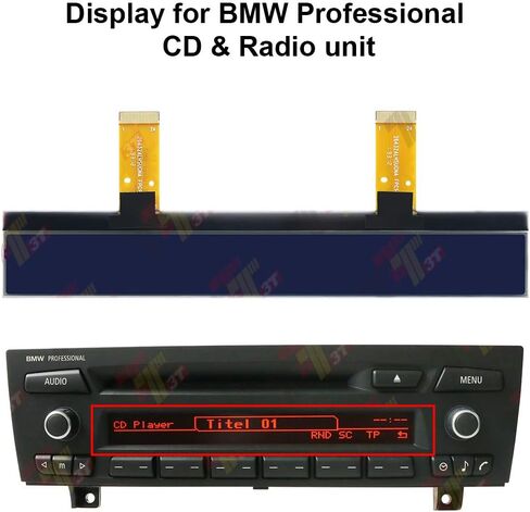 شاشة متوافقة مع وحدة راديو BMW E90 E91 E92 Mini Cooper Professional CD 2007-2014 إصدار غير جبال الألب in Kuwait