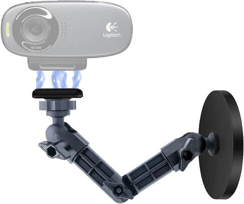 AceTaken Magnetic Webacm Mount Holder for Wall Ceiling Freezer Shelves All Ferrous Surface, Compatible with Logitech C920s C922x StreamCam Brio C925e C930e C615 and Razer Facecam webcams in Saudi Arabia