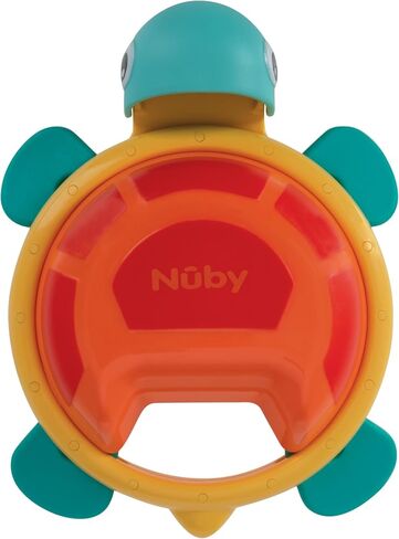 Nuby Turtle Tambourine Bath Toy and Musical Instrument - Baby Bath Toy - 12+ Months in Saudi Arabia