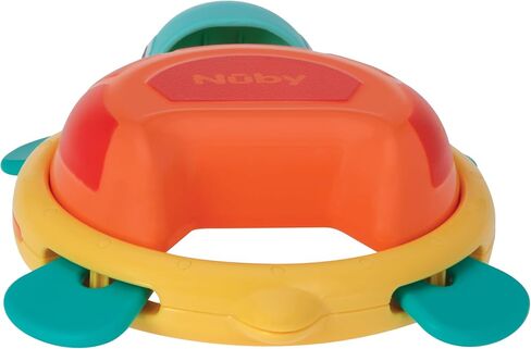 Nuby Turtle Tambourine Bath Toy and Musical Instrument - Baby Bath Toy - 12+ Months in Saudi Arabia