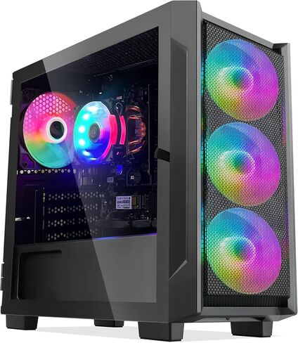 هو. كمبيوتر مكتبي للألعاب Artist - AMD Ryzen 5 5600G 6 core 3.9 جيجا هرتز - 16 جيجا DDR4 3200 ميجا هرتز - 1 تيرابايت PCIe NVMe SSD - Windows 11 Pro، HDMI - كمبيوتر مكتبي - أبيض in Kuwait