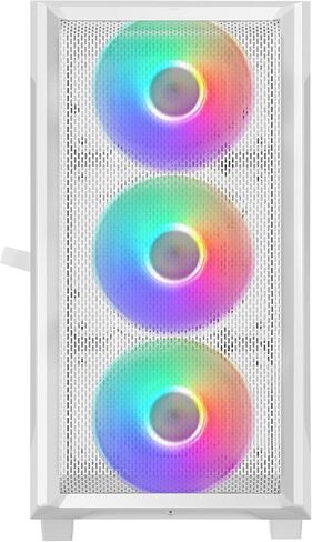 Artist Gaming PC Desktop - AMD Ryzen 5 5600G 6-Core 3.9GHz, 16GB DDR4 3200MHz RAM, 1TB PCIE SSD, 11AC Wi-Fi, RGB Fans, Windows 11 Pro Desktop Computer- Black in Saudi Arabia