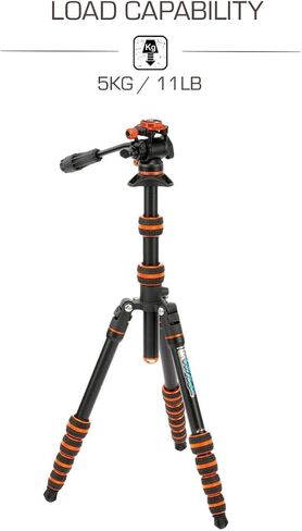 3 Legged Thing Punks Corey Video Magnesium Alloy Compact Tripod Kit - Darkness Matte Black (COREYVIDEODARK2.0) in Saudi Arabia