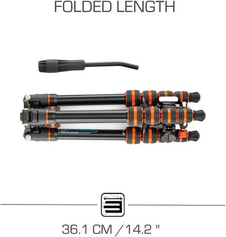 3 Legged Thing Punks Corey Video Magnesium Alloy Compact Tripod Kit - Darkness Matte Black (COREYVIDEODARK2.0) in Saudi Arabia