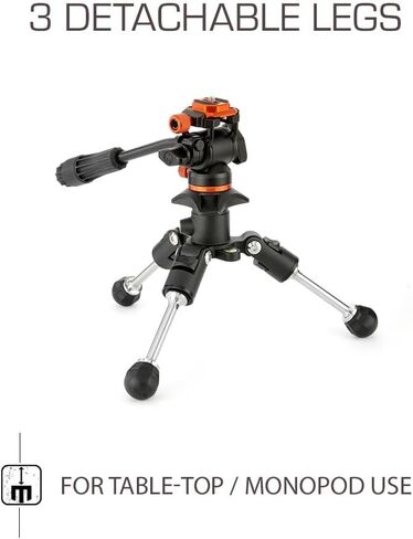 3 Legged Thing Punks Corey Video Magnesium Alloy Compact Tripod Kit - Darkness Matte Black (COREYVIDEODARK2.0) in Saudi Arabia