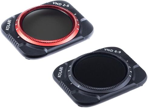 Kolari VND 2-Filter Set for DJI Air 2S – 2-5 Stop VND & 6-9 Stop VND Filters | Easy to Change Photography Filters for DJI Air 2S Prevents Photos from Being Overexposed in Saudi Arabia