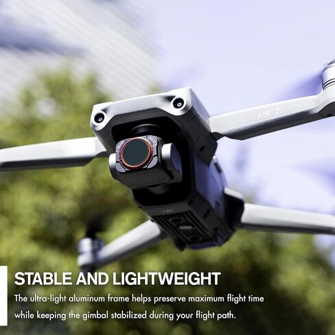 Kolari VND 2-Filter Set for DJI Air 2S – 2-5 Stop VND & 6-9 Stop VND Filters | Easy to Change Photography Filters for DJI Air 2S Prevents Photos from Being Overexposed in Saudi Arabia