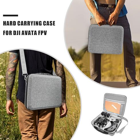 Avata Carrying Hard Case for DJI Avata FPV, Portable Travel Carrying Bag for DJI Aavat Drone Accessories(Compatible with DJI Goggles Integra, Goggles 2/V2, NOT for Avata 2) in Saudi Arabia