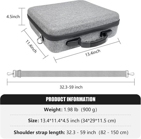 Avata Carrying Hard Case for DJI Avata FPV, Portable Travel Carrying Bag for DJI Aavat Drone Accessories(Compatible with DJI Goggles Integra, Goggles 2/V2, NOT for Avata 2) in Saudi Arabia
