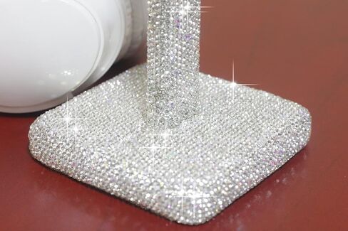 SH Luxury Rhinestones Headphone Stand Headset Holder Crystal (Black) in Saudi Arabia