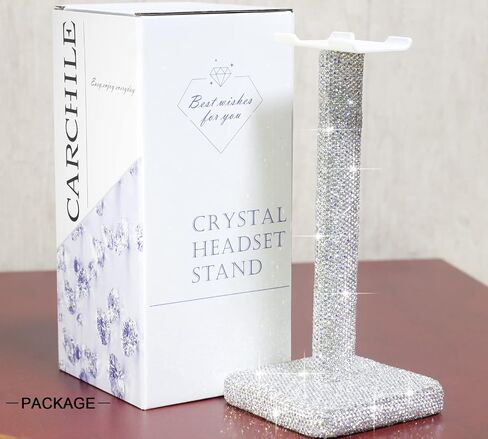 SH Luxury Rhinestones Headphone Stand Headset Holder Crystal (Black) in Saudi Arabia