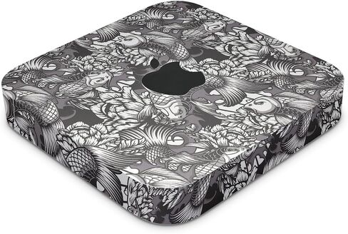 Carbon Fiber Skin Compatible with Apple Mac Mini M2 (2023) - Accident - Premium 3M Vinyl Protective Wrap Decal Cover - Easy to Apply | Crafted in The USA by MightySkins in Saudi Arabia