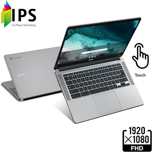 لاب توب ايسر كروم بوك 314 | إنتل بنتيوم سيلفر N6000 | شاشة لمس IPS عالية الدقة مقاس 14 بوصة | رسومات Intel UHD | LPDDR4X سعة 8 جيجابايت | eMMC سعة 64 جيجابايت | Wi-Fi 6 | صوت DTS | نظام تشغيل Chrome | CB314-3HT-P6QW in Saudi Arabia