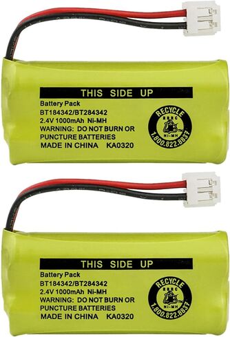 Kastar 1-Pack BT184342 / BT284342 Battery Replacement for GE 2-7951 27951EE1 27955 2-7955 27956 2-7956 27956FE1 28107 2-8107 28127 2-8127 28127FE2 28203 2-8203 28213 2-8213 28213EE1 28213EE2 28223 in Saudi Arabia