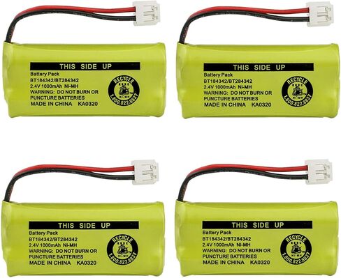 Kastar 1-Pack BT184342 / BT284342 Battery Replacement for GE 2-7951 27951EE1 27955 2-7955 27956 2-7956 27956FE1 28107 2-8107 28127 2-8127 28127FE2 28203 2-8203 28213 2-8213 28213EE1 28213EE2 28223 in Saudi Arabia