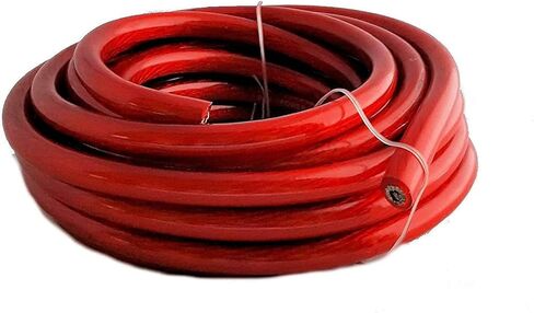 IMC Audio 8 Gauge CCA Power Red Wire Cable (10ft Red) Battery Cable Wire, Automotive, Car Audio Speaker Home Stereo System, RV Trailer, Amp Wiring 8 Guage Power Wire Cable for Car Audio in Saudi Arabia