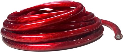 IMC Audio 8 Gauge CCA Power Red Wire Cable (10ft Red) Battery Cable Wire, Automotive, Car Audio Speaker Home Stereo System, RV Trailer, Amp Wiring 8 Guage Power Wire Cable for Car Audio in Saudi Arabia