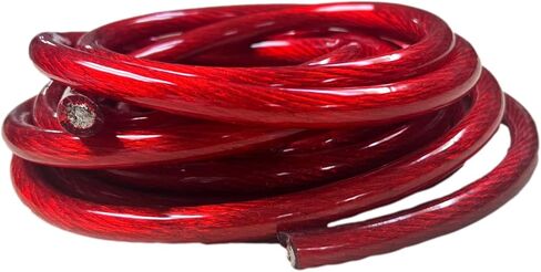 IMC Audio 8 Gauge CCA Power Red Wire Cable (10ft Red) Battery Cable Wire, Automotive, Car Audio Speaker Home Stereo System, RV Trailer, Amp Wiring 8 Guage Power Wire Cable for Car Audio in Saudi Arabia