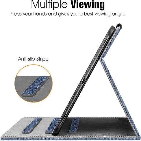 Fintie Case for Samsung Galaxy Tab S5e 10.5 2019 Model SM-T720/T725/T727, Multi-Angle Viewing Stand Cover with Pocket Auto Sleep Wake Feature, Black in Saudi Arabia