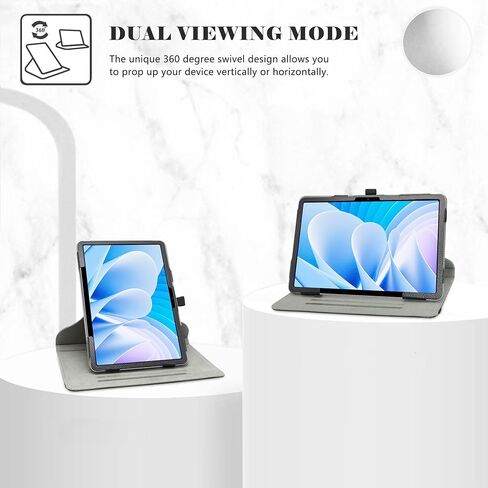 LiuShan متوافق مع حافظة DOOGEE T30 Pro، حافظة DOOGEE T30 Ultra، حافظة DOOGEE T30s، غطاء من البولي يوريثان بحامل يدور 360 درجة لجهاز DOOGEE T30 Pro/DOOGEE T30 Ultra/DOOGEE T30s/DOOGEE T30se اللوحي، أسود in Kuwait