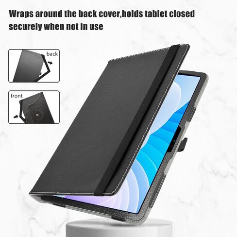 LiuShan متوافق مع حافظة DOOGEE T30 Pro، حافظة DOOGEE T30 Ultra، حافظة DOOGEE T30s، غطاء من البولي يوريثان بحامل يدور 360 درجة لجهاز DOOGEE T30 Pro/DOOGEE T30 Ultra/DOOGEE T30s/DOOGEE T30se اللوحي، أسود in Kuwait