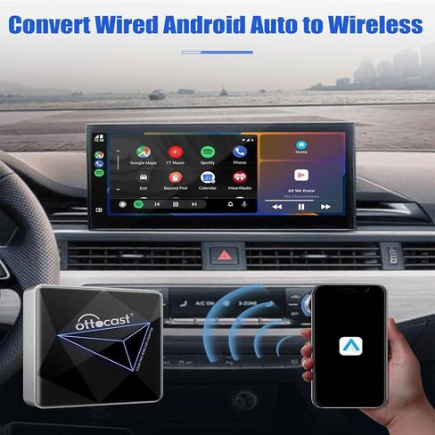 محول Android Auto اللاسلكي للسيارة A2Air Pro- Plug Play لسيارة Android Auto السلكية in Kuwait