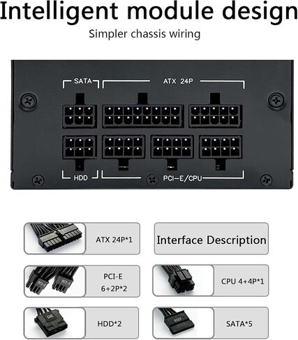 Mini ITX Solution/Micro 400W SFX Power Supply، مصدر طاقة معياري بالكامل مع مروحة تحمل هيدروليكية متينة، عامل شكل SFX in Saudi Arabia