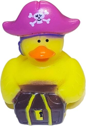 Pink Pirate Rubber Ducks | 12 Pack | Ducky Party Favors in Saudi Arabia