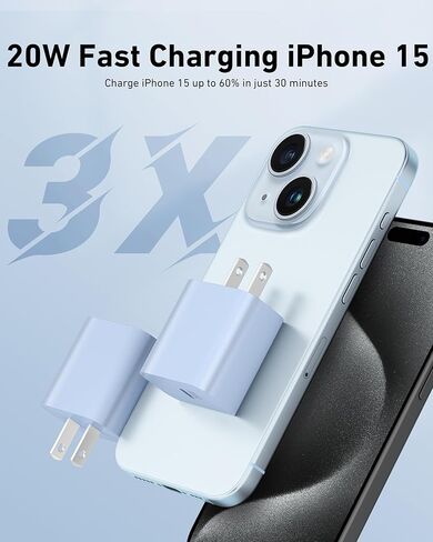 USB C Charger for Google Pixel 9/9 Pro/9 Pro XL/9 Pro Fold, 2Pack 20W Fast USB C Wall Charger Block with 3FT 6FT 10FT Long USB C to C Cable for Google Pixel 9/8/7/6/Pro/5/4/3 XL in Kuwait