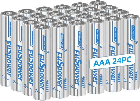 بطاريات AAA 16 حزمة - بطارية قلوية ثلاثية 1.5 فولت بقوة 1200 مللي أمبير في الساعة - مدة صلاحية 10 سنوات in Kuwait