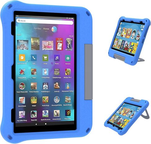 Fire Max 11 Tablet Case(13th Generation, 2023 Release), Amazon Kindle Fire Max 11 Case for Kids-Auorld Lightweight Shockproof EVA case with Handle Stand for Fire Max 11 Tablet - Blue in Saudi Arabia
